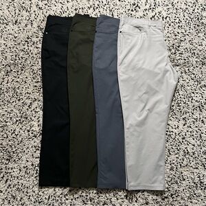 Public Rec LOT of 4 Dealmaker 5 Pocket Pants Casual Golf Dress Mens Size 40 x 28